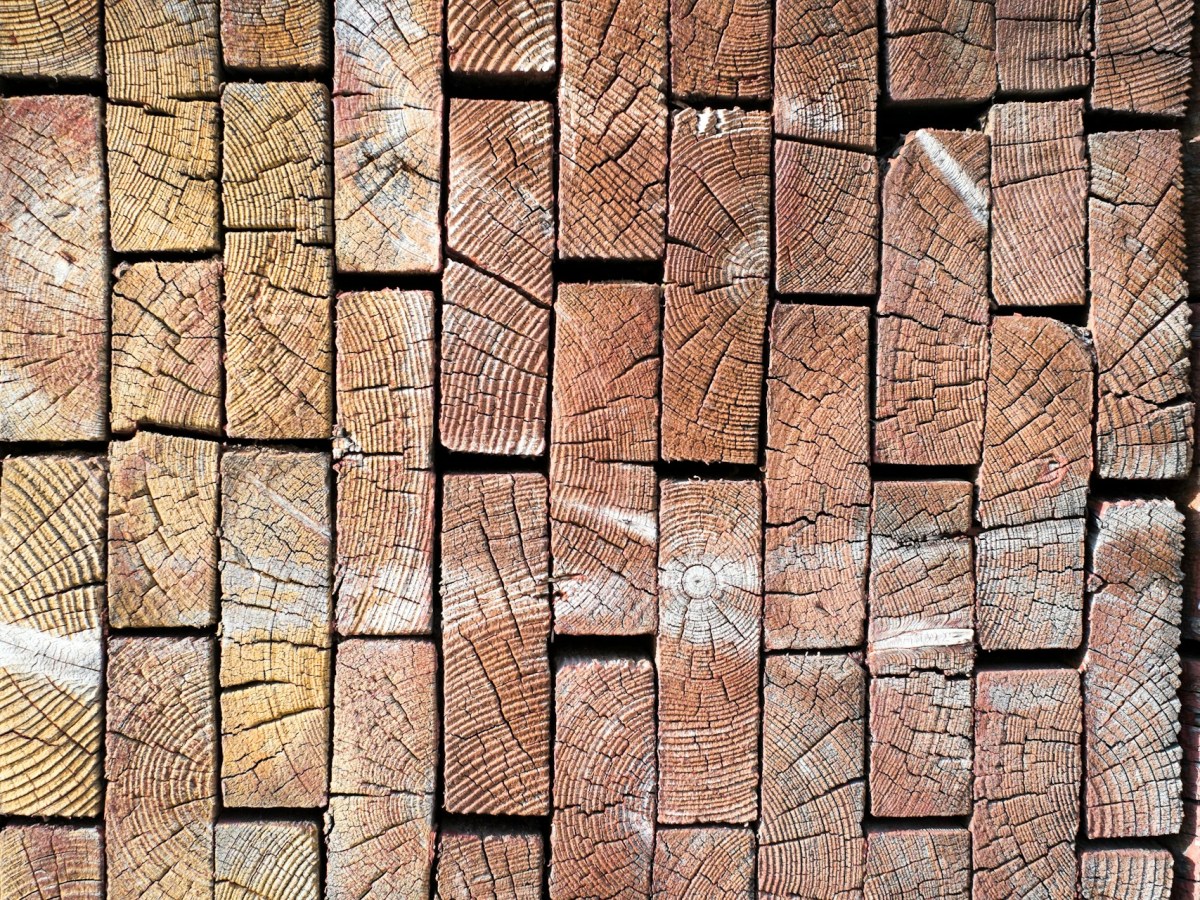 A photo of wood planks.