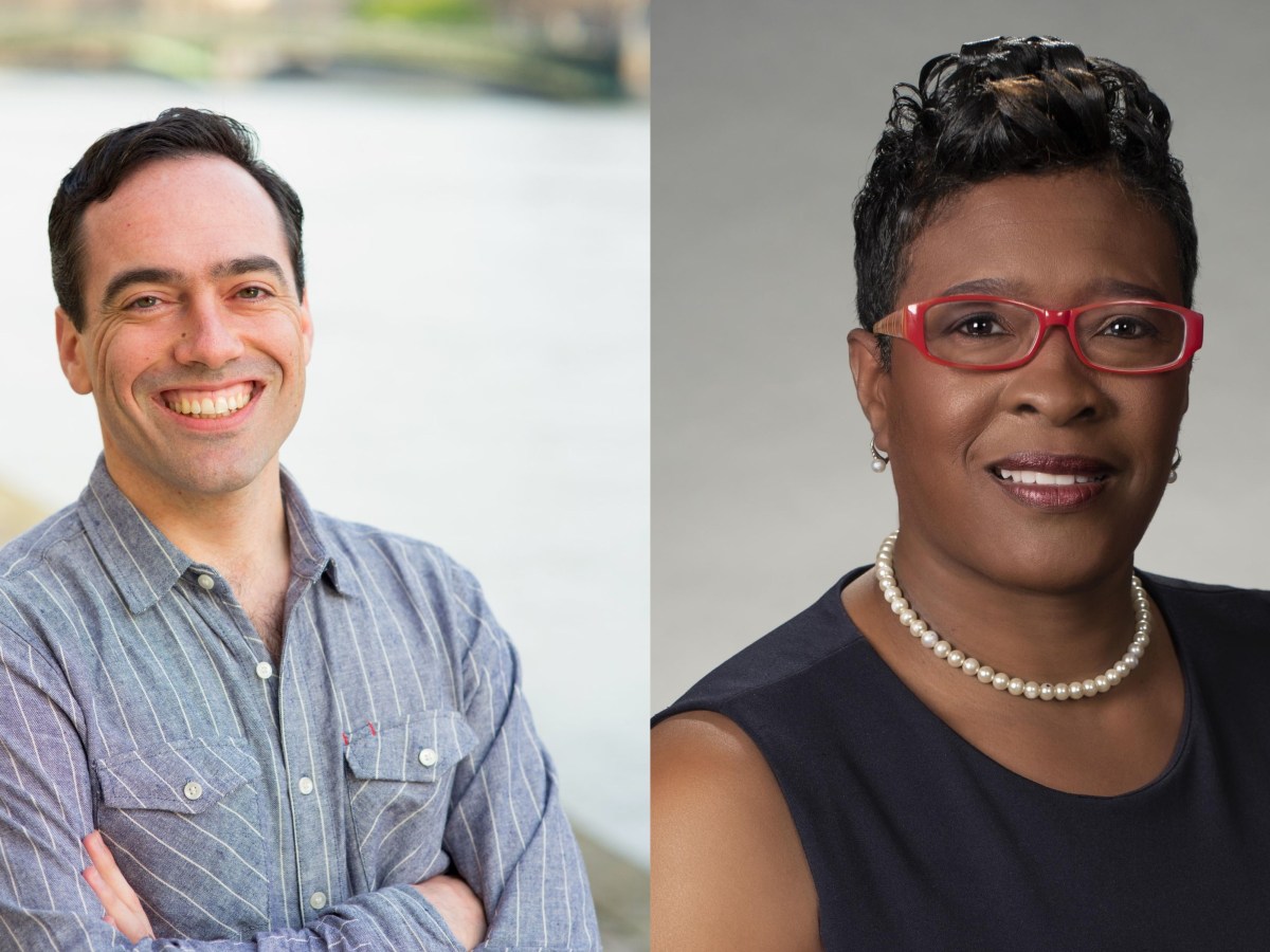 Portrait photos of Peter Hubbard and Keisha Sean Waites.