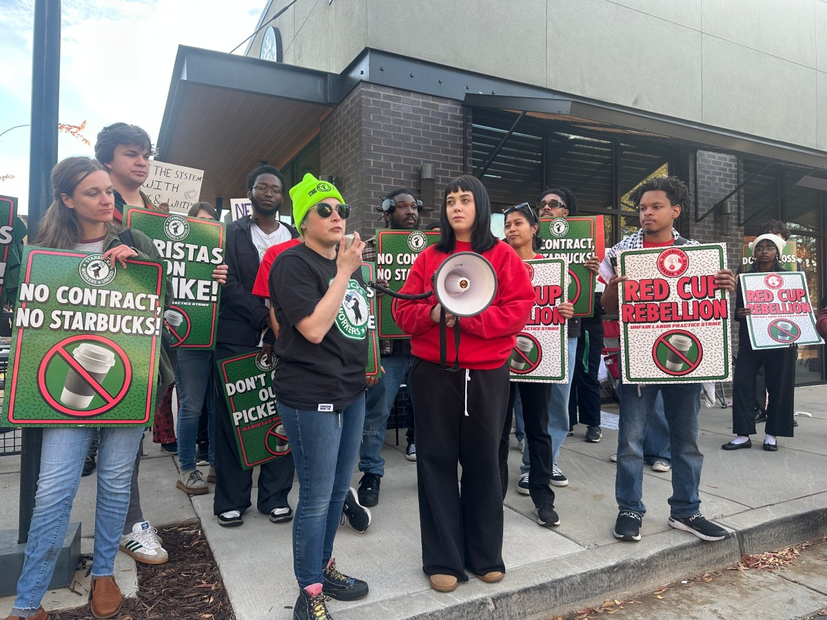 One month into Starbucks strike, community support buoys Atlanta baristas