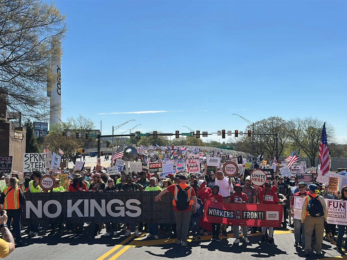 Thousands turned out for ‘No Kings’ protests across Atlanta – including one luxury retirement community